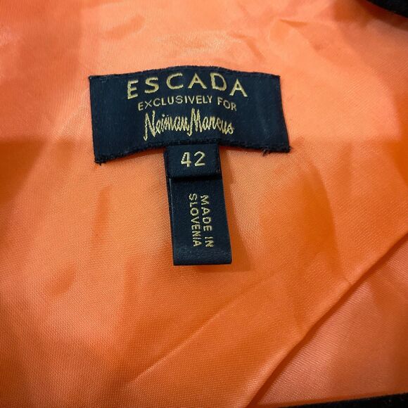 ESCADA Bristol Cashmere & Silk Blend Full Zip Blazer Jacket women’s 42/US sz/ 10 - Picture 2 of 12